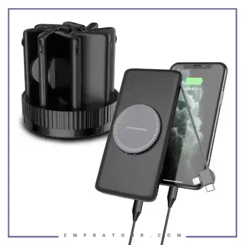 پاوراستیشن 8 در 1 پاورولوژی Powerology 10000mAh Power Bank Terminal PPBCHA2681BK