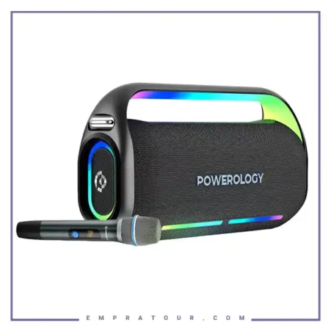 اسپیکر بلوتوثی پاورولوژی  Powerology Deep Bass Party Speaker PWLAU012