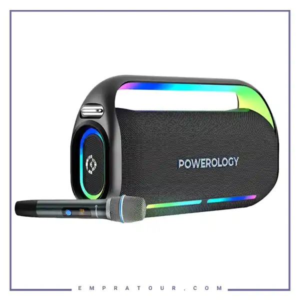 اسپیکر بلوتوثی پاورولوژی  Powerology Deep Bass Party Speaker PWLAU012