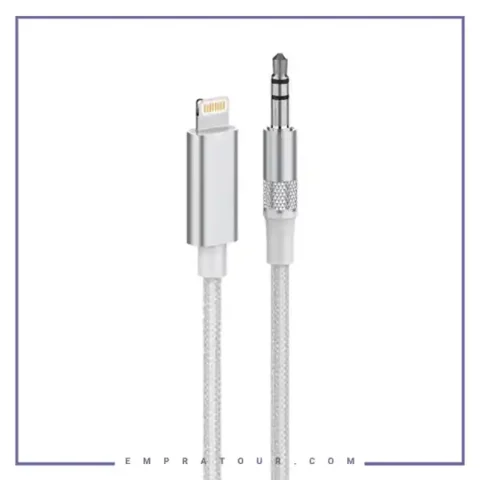 کابل تبدیل لایتنینگ به جک 3.5 میلیمتری 2 متر الدینیو Ldnio Lightning To 3.5MM Audio Cable LS-Y82I