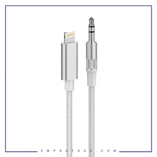 کابل تبدیل لایتنینگ به جک 3.5 میلیمتری 2 متر الدینیو Ldnio Lightning To 3.5MM Audio Cable LS-Y82I
