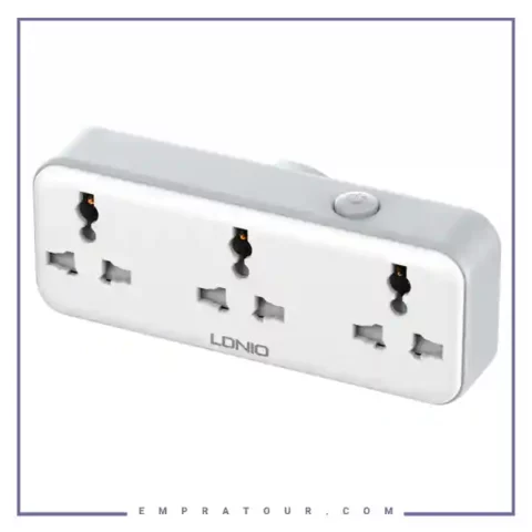 چند راهی برق 3 پورت الدینیو Ldnio Universal Outlet 2500W SC3317