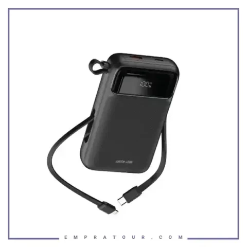 پاوربانک وایرلس 20000 به همراه کابل متصل گرین لاین Green Lion Luzern MagSafe Power Bank GNLEZ20KPBBK