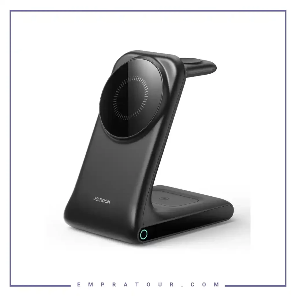 شارژ وایرلس رومیزی 3 در 1 جویروم JOYROOM  3 in 1 Wireless Charging Station JR-W15