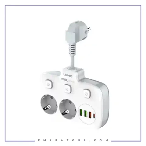 چند راهی برق الدینیو Ldnio 2500W Outlets SE2435