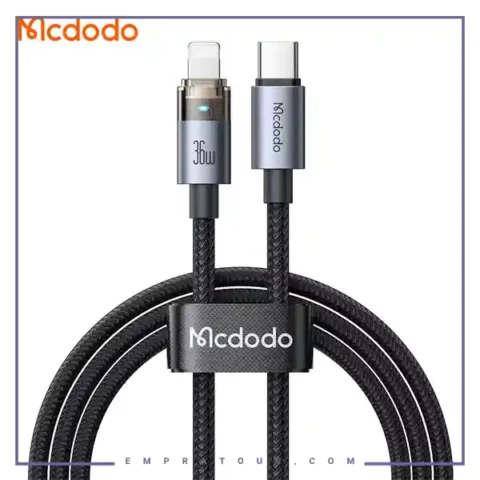 کابل شارژ تایپ سی به لایتنینگ 1.2 متر مک دودو Mcdodo Type-C To Lightning Charging Cable CA-6940